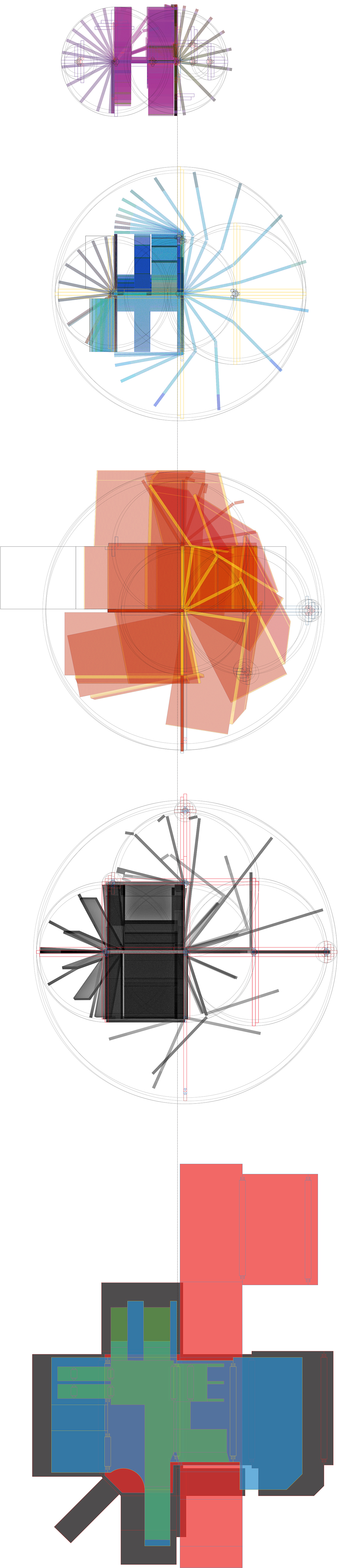 Developed surface drawings Anna Hougaard